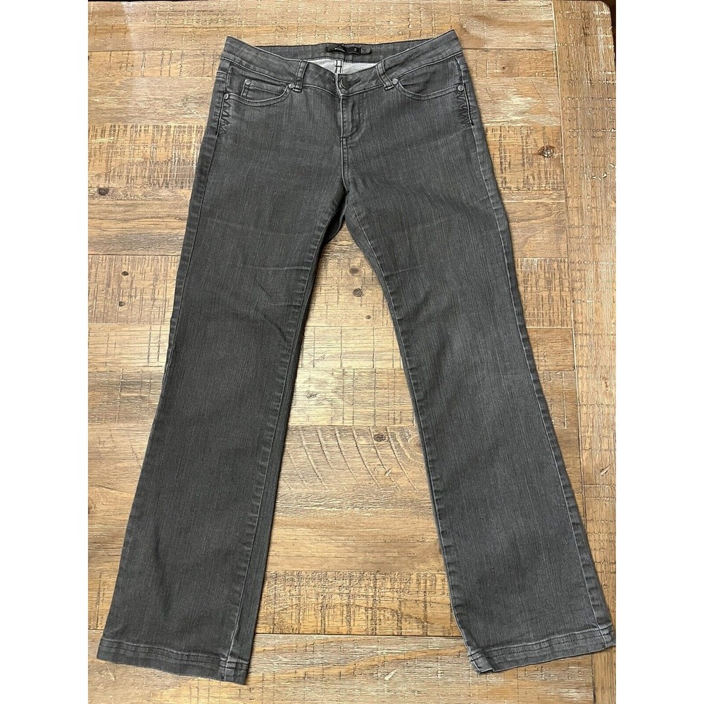 prAna Womens Jeans Gray Wash Size 2 Short Inseam